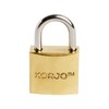 Korjo Luggage Duo Locks, Includes 2 20mm Brass Travel Locks