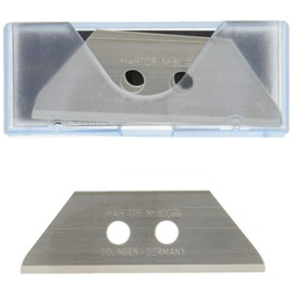 Martor 60099.70 Trapezoid Replacement Blade Rounded 10 pcs, Silver