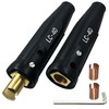 LC-40 Welding Cable Quick Connector Set, Black Male and Female