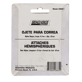 EYE STRAP BLACK NYLON 4 per Card