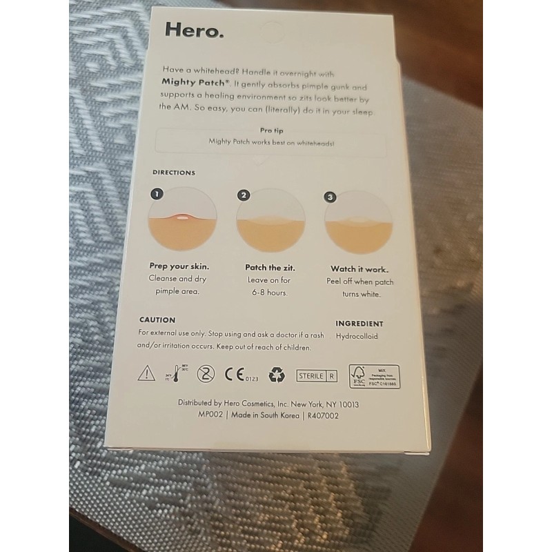 Hero MIGHTY PATCH 5-pack (360 patches) EXP 6/26