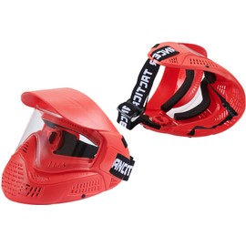 Lancer Tactical High Strength Polyethylene Full Face Airsoft Paintball Mask with Visor