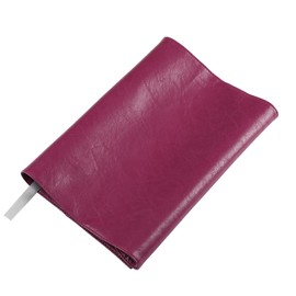 High Quality Synthetic Leather Book Cover, Available in Various Colors and Sizes, Adjustable Thickness, Bookmark Included, B6 Paperback Size, Purple
