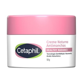 CETAPHIL® HEALTHY RADIANCE Crema Nocturna Iluminadora con Humectantes y Antioxidantes para corregir Manchas, 50 G, Para Todo Tipo de Piel y Sensible