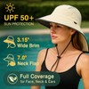 TOP-EX L/XL Sun Hat with Ponytail Hole for Women with