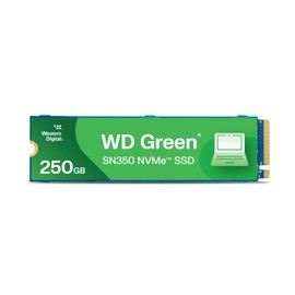 Western Digital 250 GB WD Green SN350 NVMe Unidad de Estado sólido Interna SSD - Gen3 PCIe, M.2 2280, hasta 2.400 MB/s - WDS250G2G0C