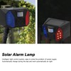 Solar Alarm Lamp IP65 Waterproof Infrared Siren Sound Light Alert