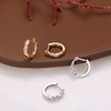 LOLIAS 14K Gold Hoops Earrings for Women 925 Sterling Silver
