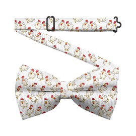 Hiukset Men's Chicken Bowties Cute Bowtie Pre-tied Bow Tie Adjustable Bowties for Adult Men Boys