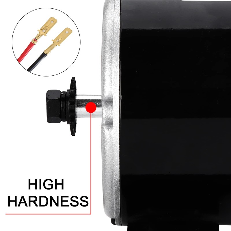 Vevitts Small Brushed Permanent Magnet Electric Motor for E Scooter