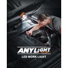 Anylight Led Work Light with 4 Modes,1200LM Portable COB Magnetic