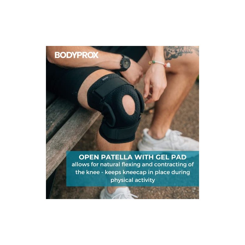 Bodyprox Hinged Knee Brace for Men and Women, Knee Support
