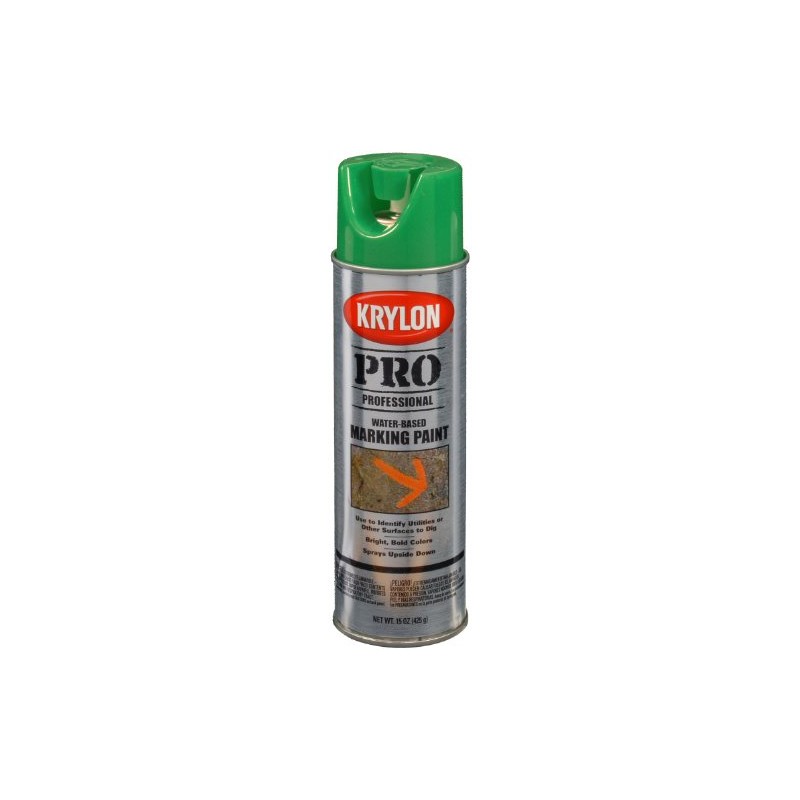 Krylon K07322007 Fluorescent Neon Green Water Based Marking Paint -