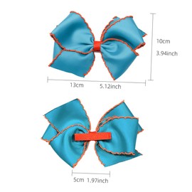 TOVINANNA Girls Hair Bow Clips 5pcs Bow Hairpins for Boys and Girls Fashionable Hair Accessories Set