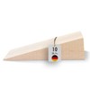 Haggiy hardwood wedges - beech wheel chocks (pack of 10),