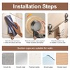 gzpynsgaoh No-Drill Towel Rack with Strong Suction 16-31 Inch Adjustable