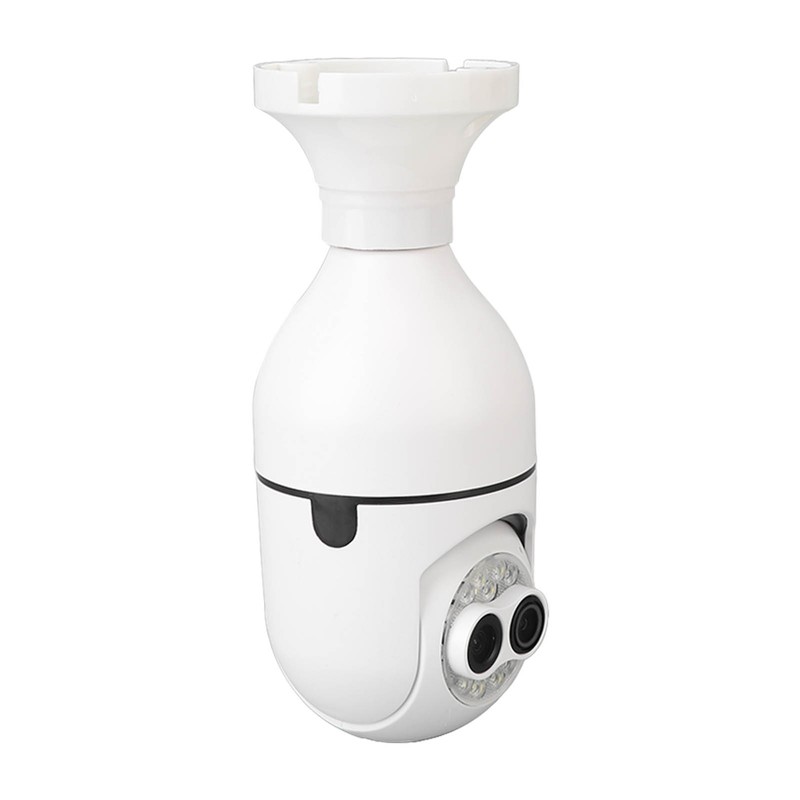 Dual Lens Camera 110 to 250V Sound and Light Alert