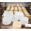 PetriStor 5 pcs Soft Cheese Mold for Cheese Making 0.8QT