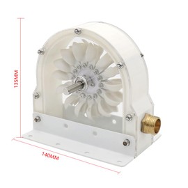 1PCS High Efficiency Pelton Water Turbine Impact Water Wheel Bucket Wheel Multi-Purpose DIY Hydroelectric Generator