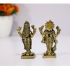eSplanade Brass Lakshmi Narayan Pair - Lord Vishnu with Laxmi