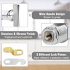 Sartartue Thumb Cam Locks - 2 Inch, Extra Long RV