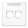Jung CD569 2WEWW Cover for Modular Jack