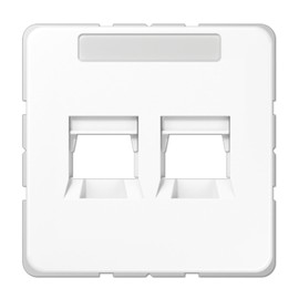 Jung CD569 2WEWW Cover for Modular Jack