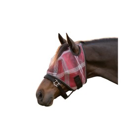 Kensington Draft Fly Mask w/Web Trim Dual Ear Opening & Forelock Freedom Size: XXL Color: 165 - Merlot