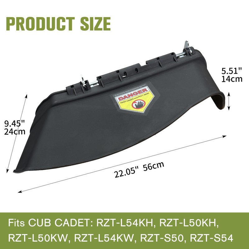 deawater 631-05058 Chute Assembly for CUB Cadet RZT 50, 54