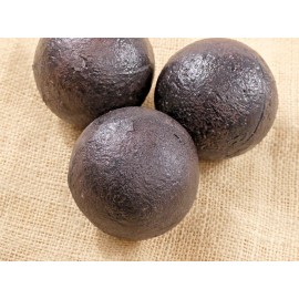 Midwest Craft House 3 Cast Iron Ball Cannon Ball Replicas Crafts 3" Fences Solid Civil War 3 1/2 Ilb