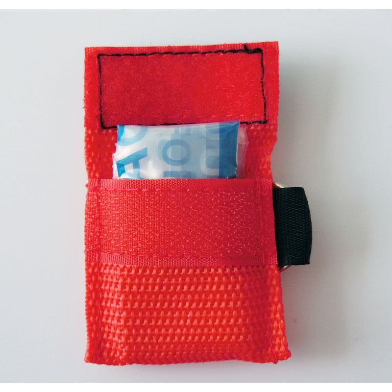 Elysaid 100 Pcs/pack CPR Barrier Keychain with Cpr Face Shield