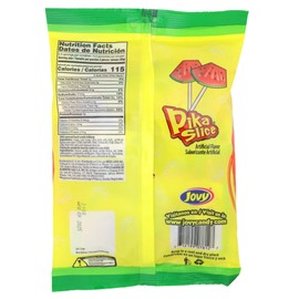 Watermelon Chili Lollipops, Individually Wrapped Mexican Suckers, Pinata Candy and Party Favors, Swirl Sticker Included, 6 Ounce Bags, (Pack of 2)