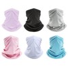 6 Pack Neck Gaiter Bandana Face Mask: Cooling Gator Mask