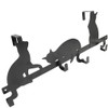 Evelots Over The Door 4 Hook Towel/Coat Rack Hanger Organizer,