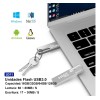Kit 2 Memoria Usb 3.0 U311 128gb Alta Velocidad Plateado