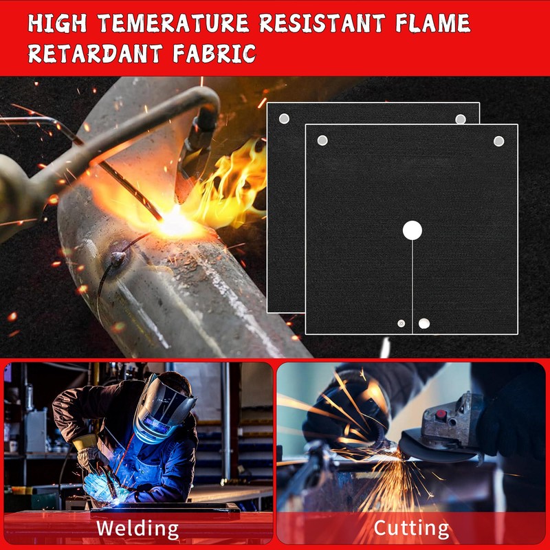 kaidun Welding Blanket Fireproof, 12'' x 12'' Opening Shape Heat