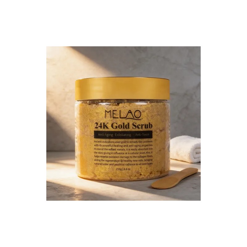 Crema Exfoliante Facial Oro 24k Hipoalergénica 250g