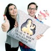Mr. & Mrs. Panda 40 x 40 cm Pillow Penguins