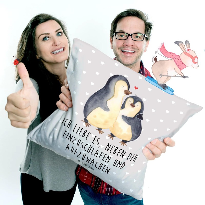 Mr. & Mrs. Panda 40 x 40 cm Pillow Penguins