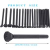 WANGR 20 Pcs Leather Stamping Tool Leather Craft Stamp Punch