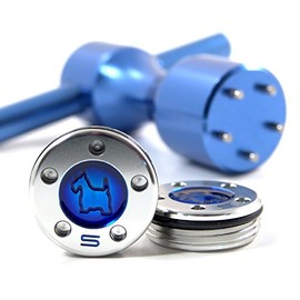 19th Hole Custom Shop 2 of 5g Blue Scottie Dog Weight for Scotty Cameron Putters with Wrench Tool (Blue)