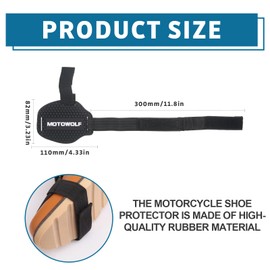 KHDULQ Motorcycle Accessories Motorcycle Shoes, Motorcycle Shoe Protection Boots Gear Shift Shoe Protection Gear Lever Shoe Cover Universal Motorcycle Non-Slip & Anti-fall 1 Piece Gadget Boot