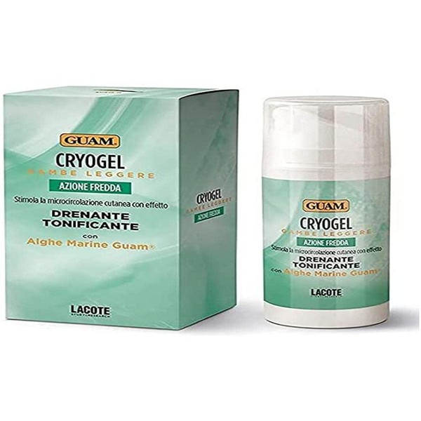 Cryogel with refreshing, draining and firming effect for light legs,