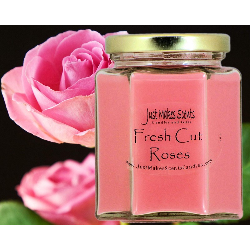 3 Pack - Fresh Cut Roses Scented Blended Soy Candle