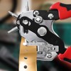 Leather Hole Punch 6 Holes 360 Degree Rotating Adjustable Margin
