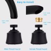 Hibbent Big Angle Swivel Sink Faucet Aerator,360 Degree Kitchen Sink
