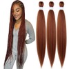 KAVSORAPI Braiding Hair 36 Inch Pre Stretched Hair Long Straight