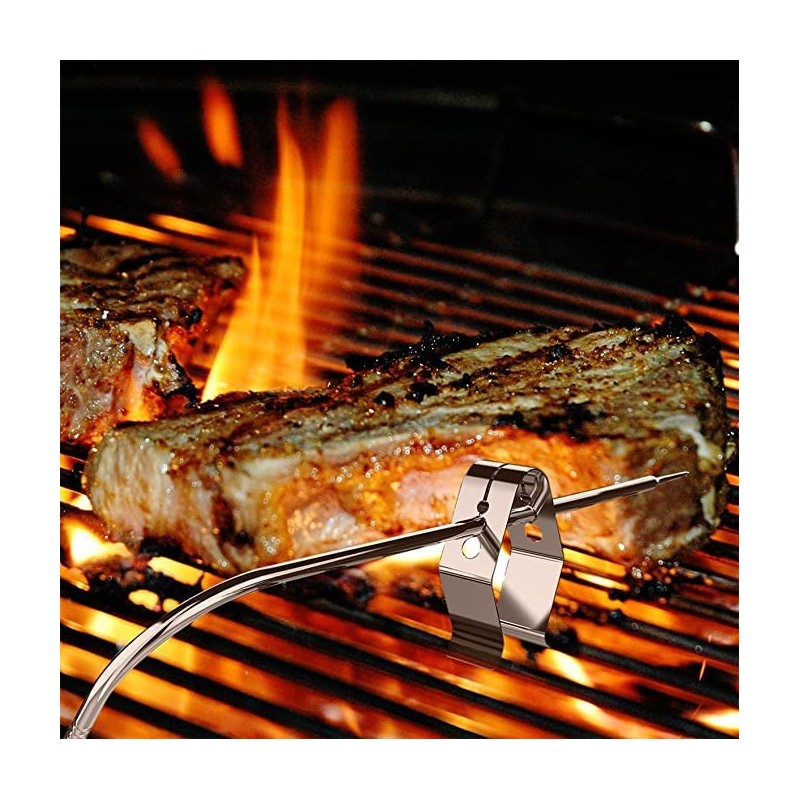 LALOCAPEYO Grill Probe Clip Holder | Barbecue Universal Probe Holder