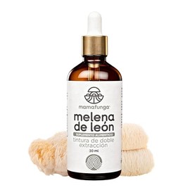 Melena de León - Tintura de Doble Extracción  Apoyo Nootrópico para Concentración, Memoria y Claridad Mental  100 Cuerpo Fructífero  Sin Estimulantes 