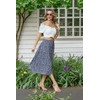 GRECERELLE Women's Summer Midi Long Midi Skirt A-line Flowy with